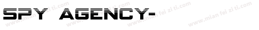 spy agency字体转换